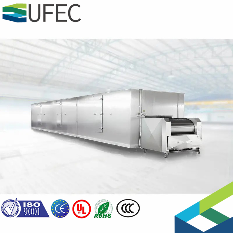 small freezing strawberry french fries iqf quick mesh belt liquid