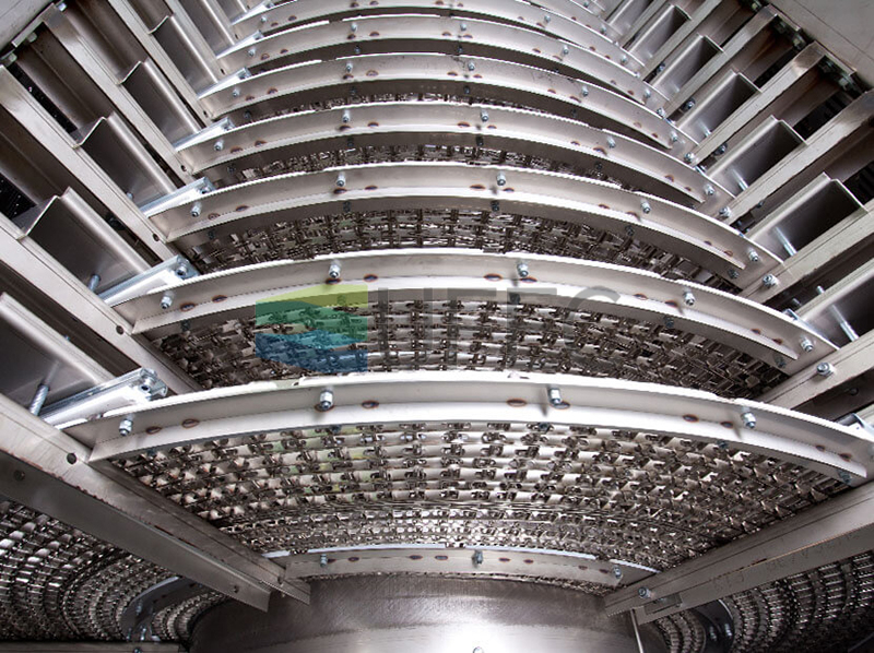 Double Spiral Steam Oven Hot Air Steam Cooking Spiral Oven for Pork