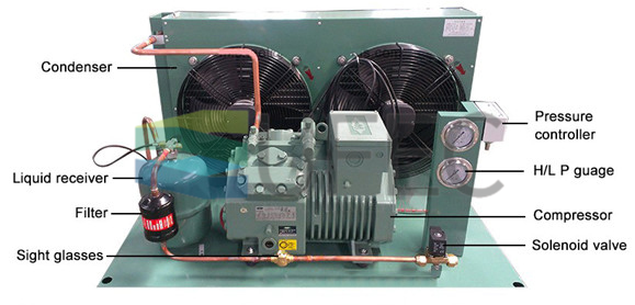 Compressor Condensing Unit for Commercial Cold Room Cold Storage